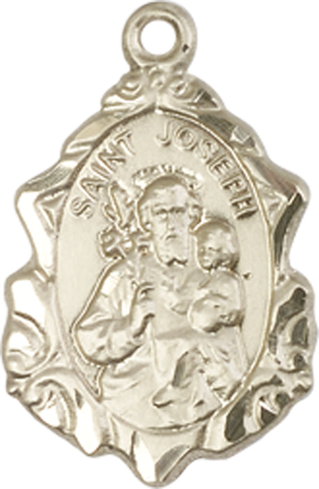 14kt Gold Filled Saint Joseph Medal
