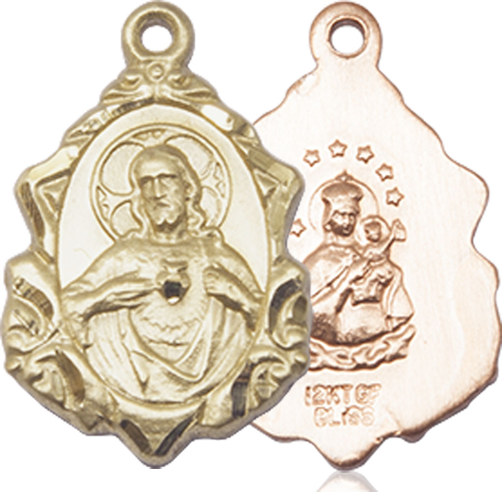 14kt Gold Scapular Medal