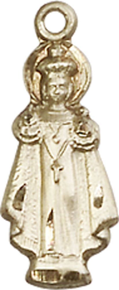 14kt Gold Filled Infant of Prague Medal