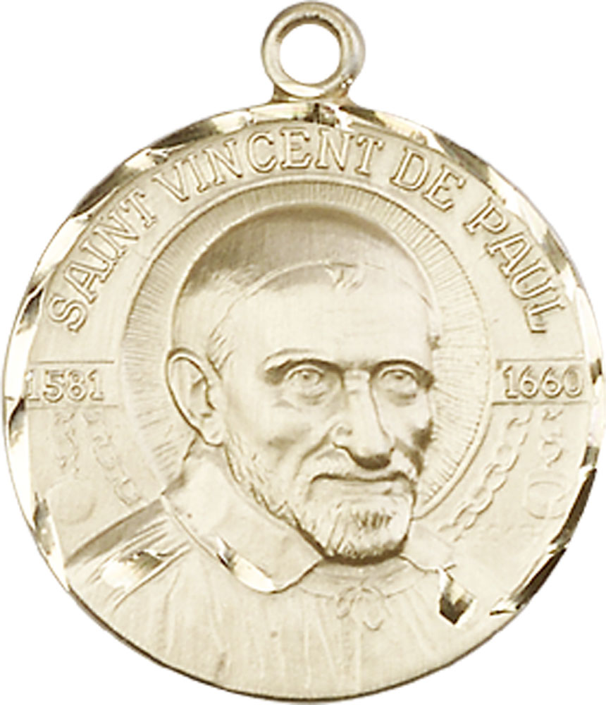14kt Gold Filled Saint Vincent de Paul Medal