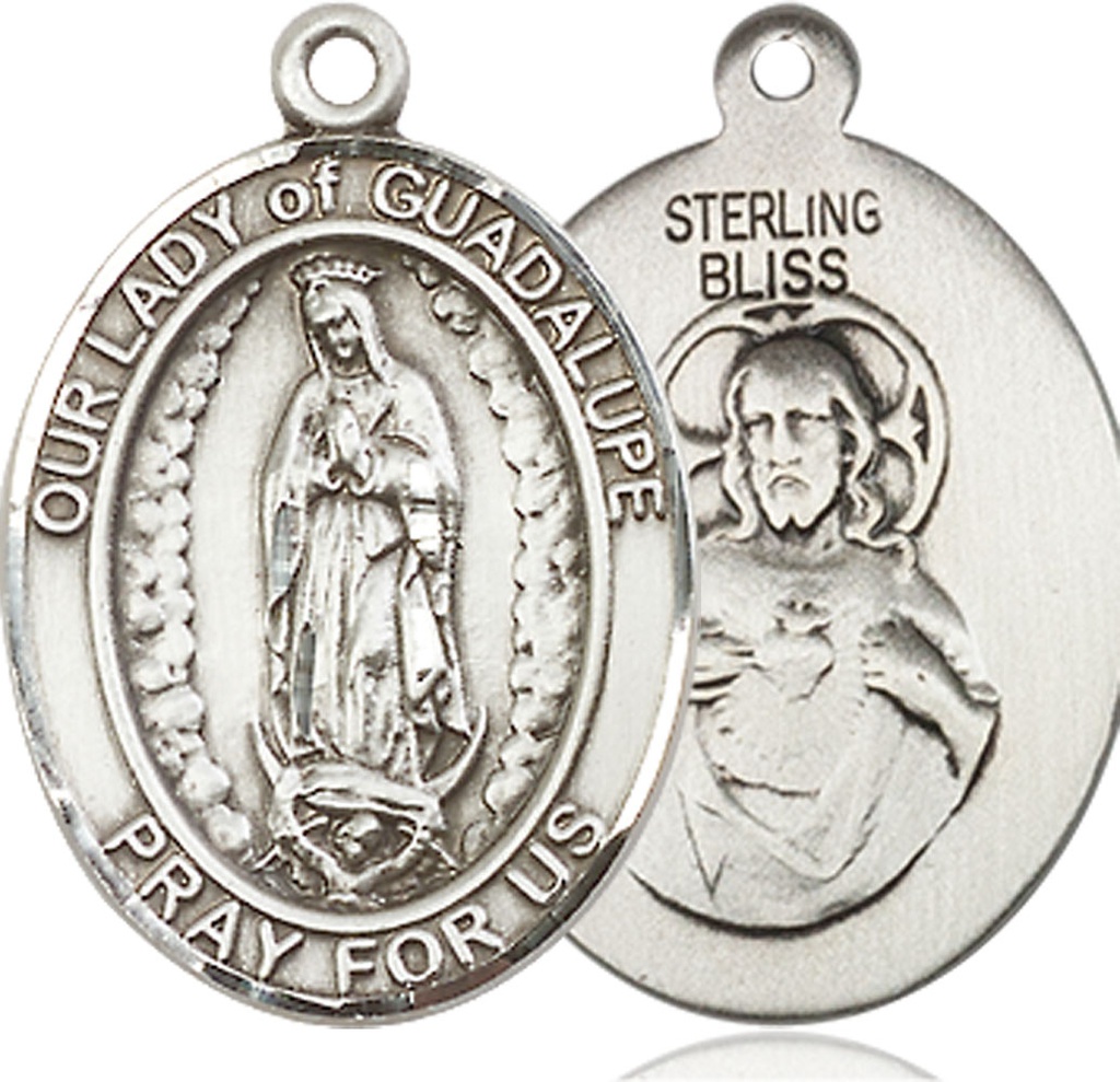 Sterling Silver Our Lady of Guadalupe Medal