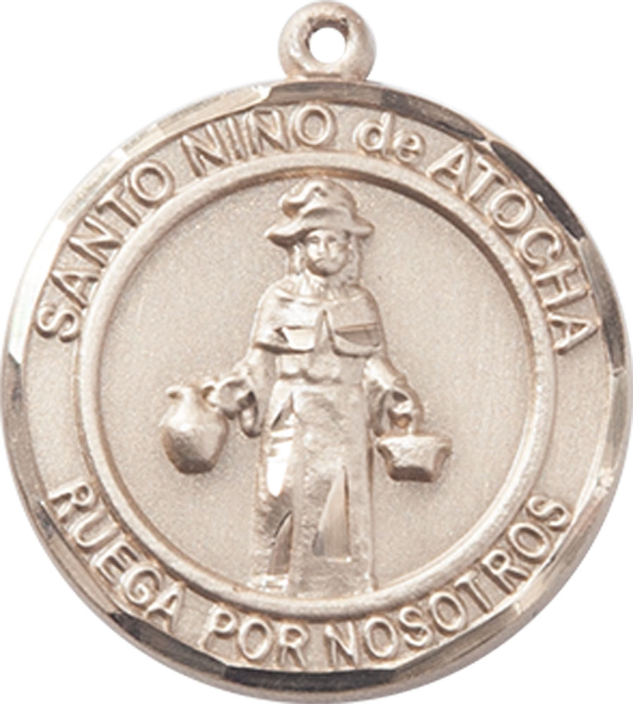 14kt Gold Filled Nino de Atocha Medal