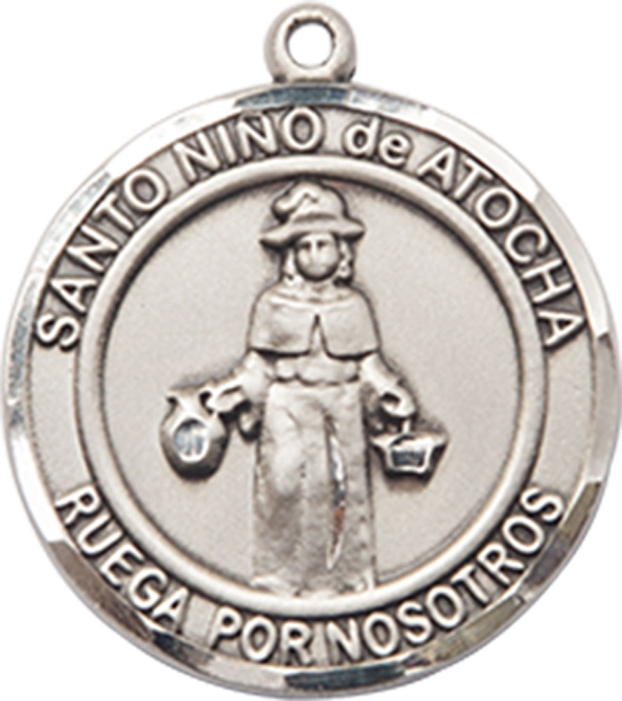 Sterling Silver Nino de Atocha Medal