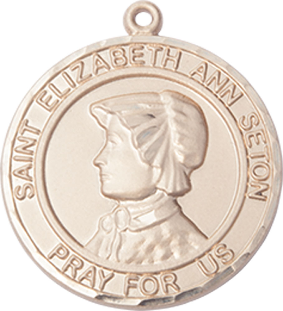 14kt Gold Filled Saint Elizabeth Ann Seton Medal