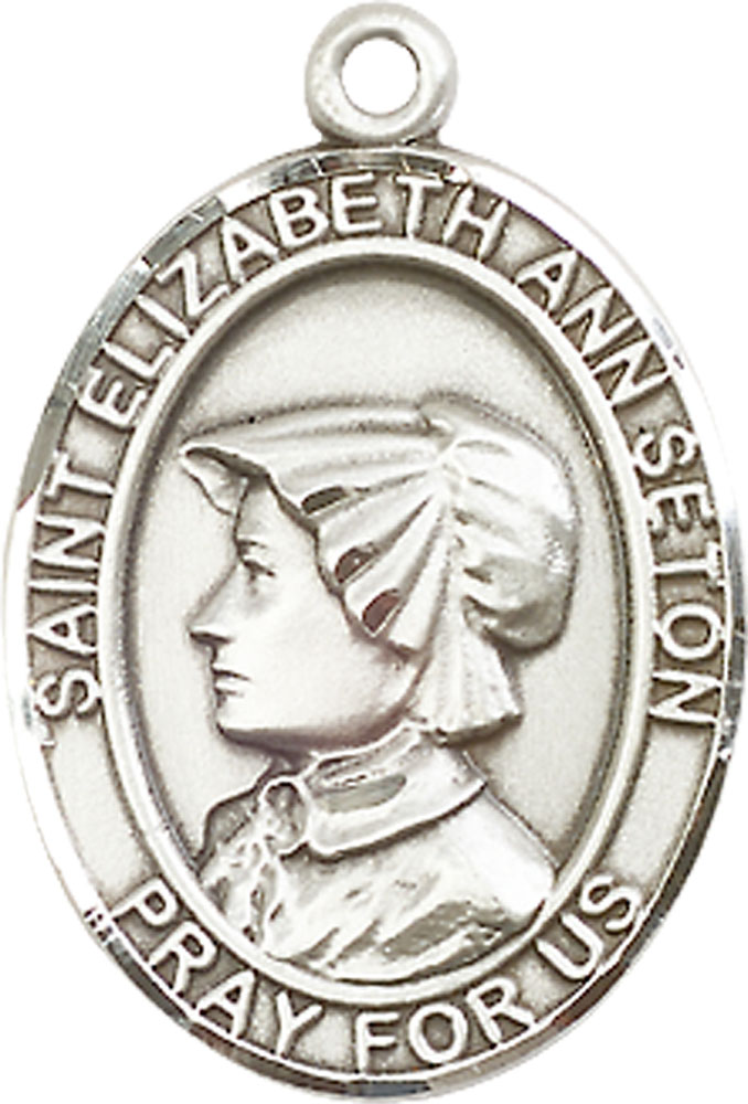 Sterling Silver Saint Elizabeth Ann Seton Medal