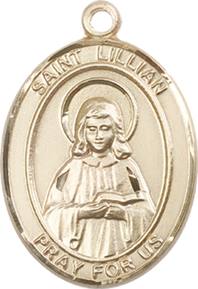 14kt Gold Filled Saint Lillian Medal