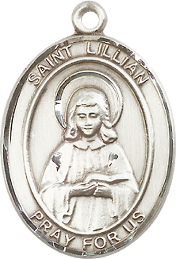 Sterling Silver Saint Lillian Medal