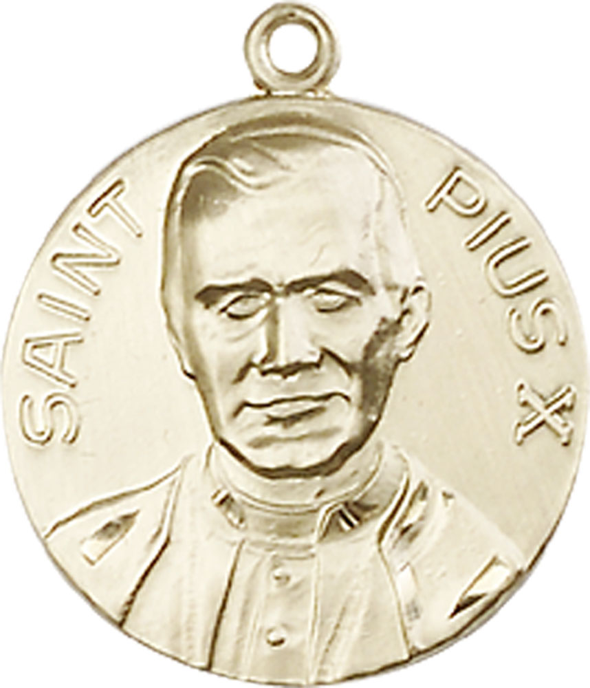 14kt Gold Filled Pope Pius X Medal