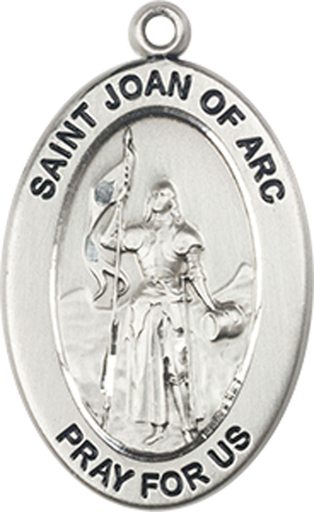 Sterling Silver Saint Joan of Arc Medal