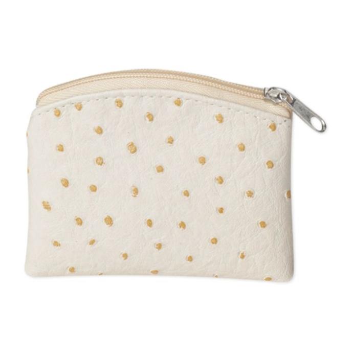 Beige Ostrich Skin Pattern Case