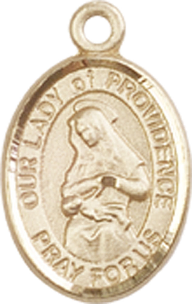 14kt Gold Our Lady of Providence Medal