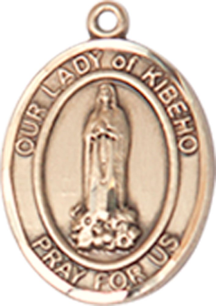 14kt Gold Our Lady of Kibeho Medal
