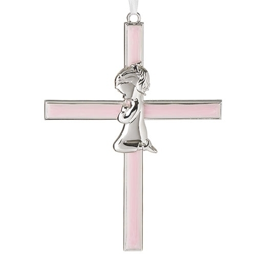 6.25&quot;H Pink Girl Cross
