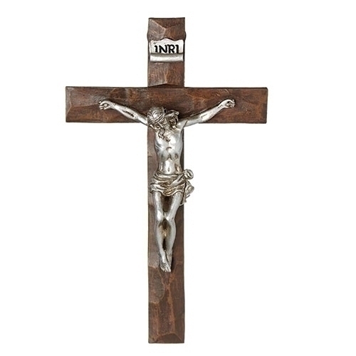 7.5"H Silver Crucifix