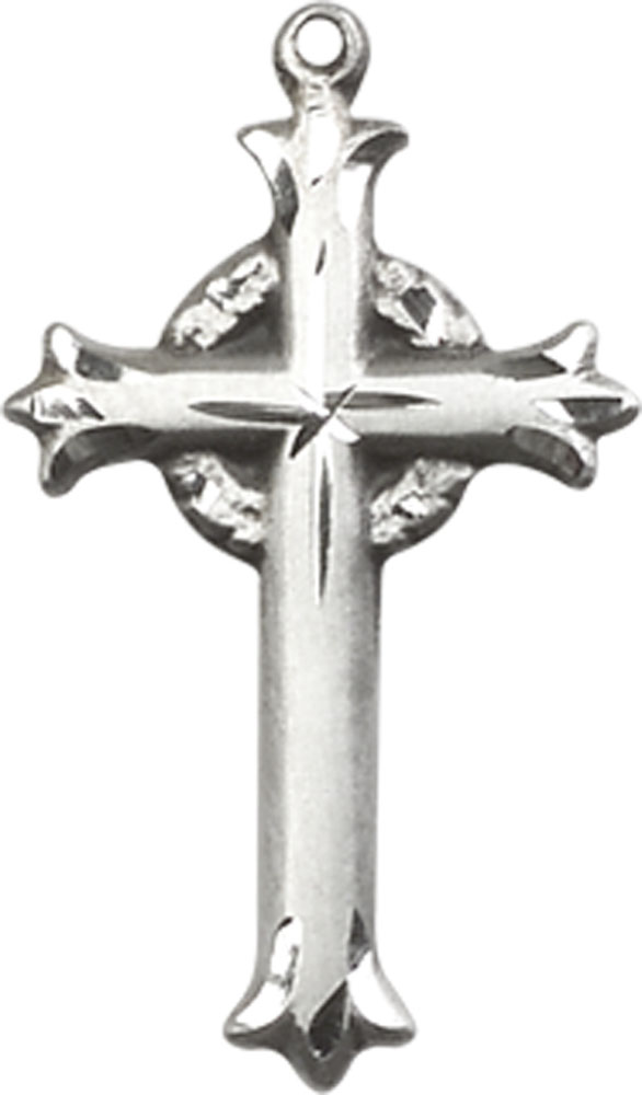 Sterling Silver Cross Medal