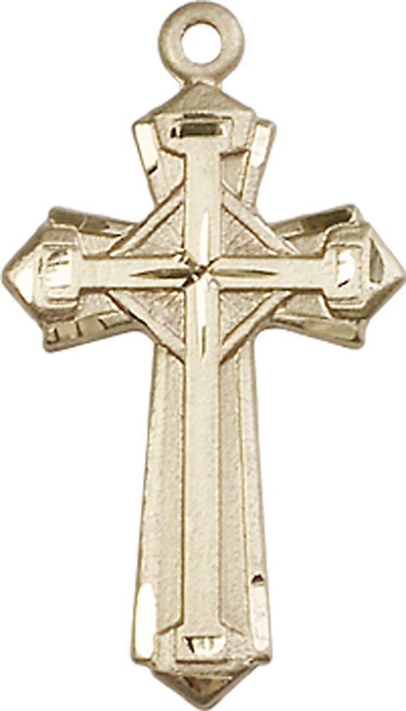14kt Gold Filled Cross Medal