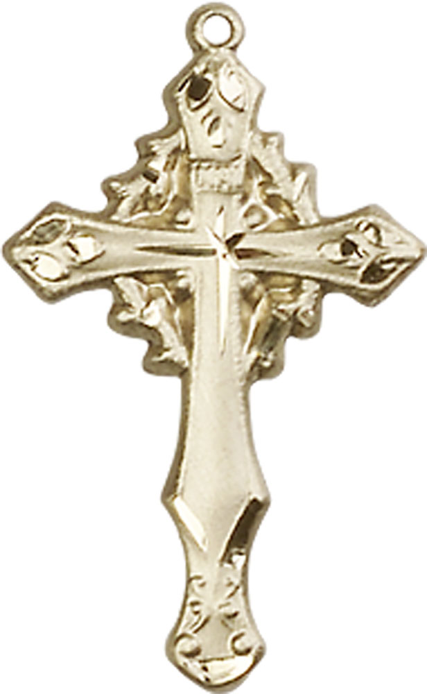 14kt Gold Filled Cross Medal