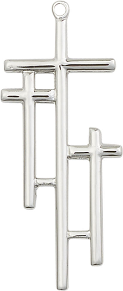 Sterling Silver Cross Medal