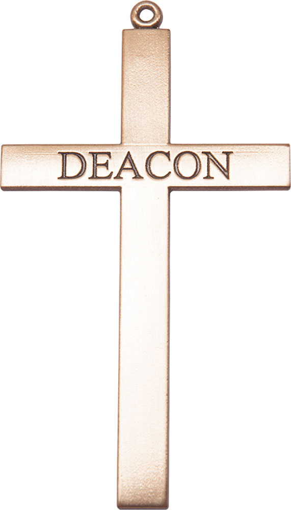 14kt Gold Filled Deacon Cross Medal
