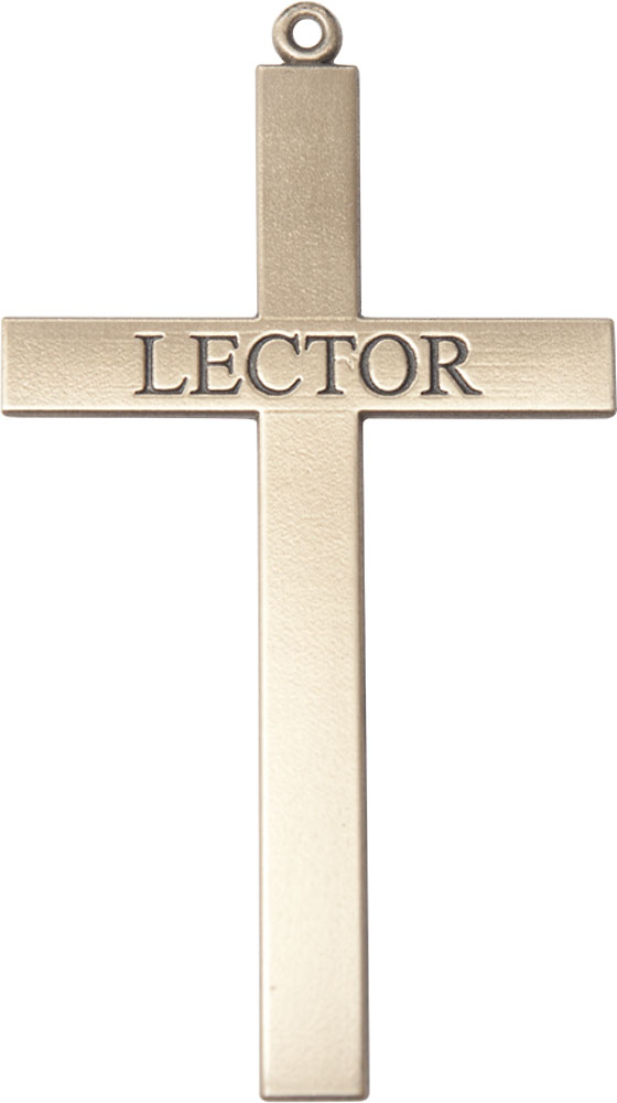 14kt Gold Filled Lector Cross Medal