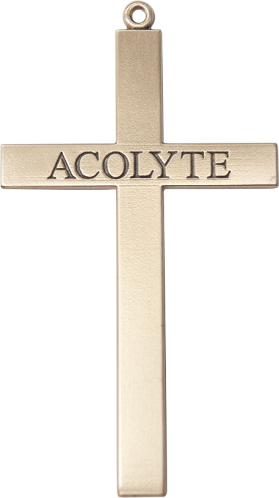 14kt Gold Filled Acolyte Cross Medal
