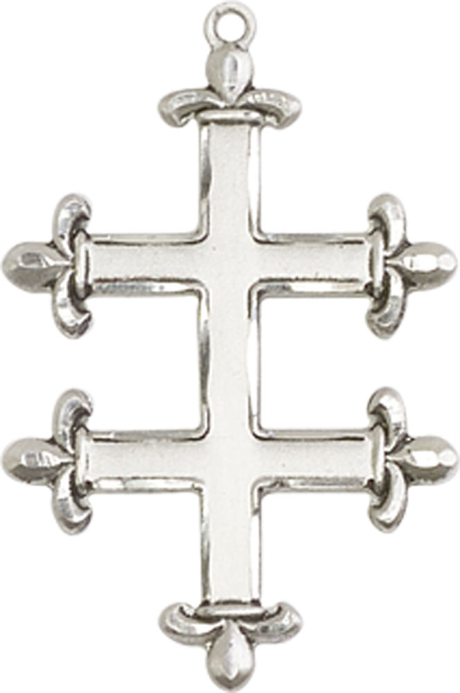 Sterling Silver Cross of Lorraine Medal