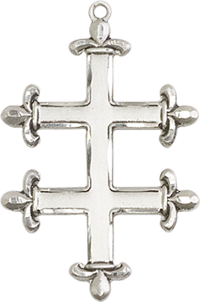 Sterling Silver Cross of Lorraine Medal
