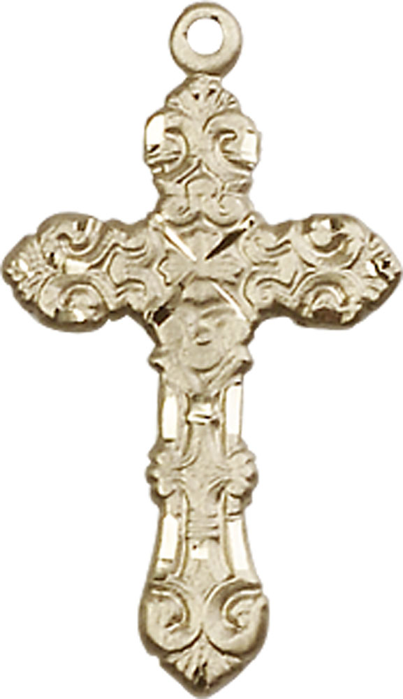 14kt Gold Filled Cross Medal