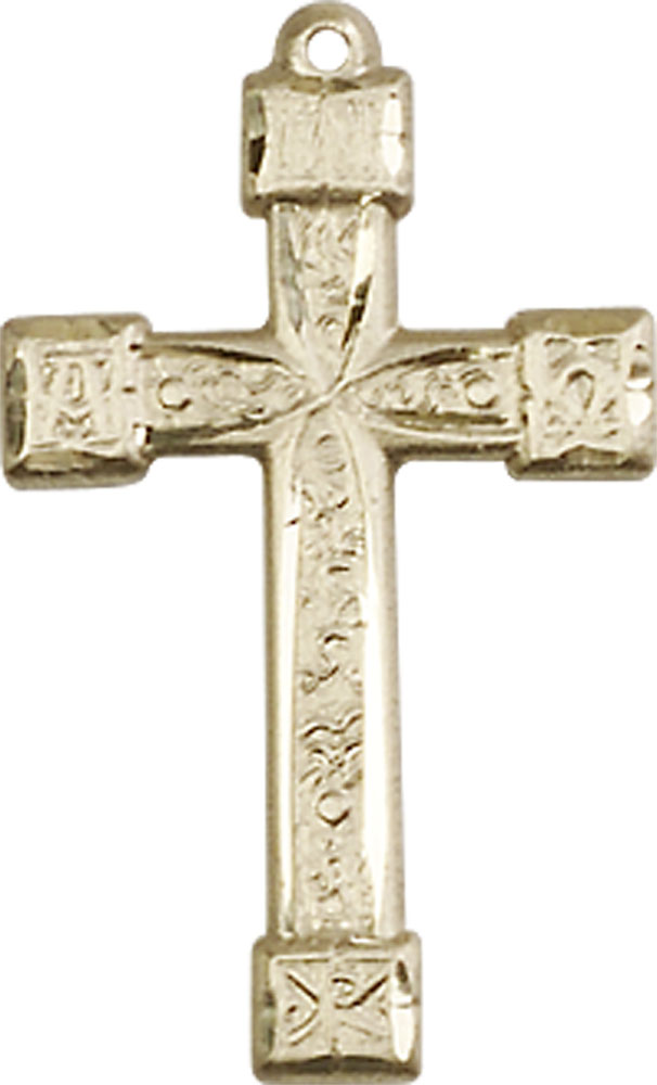 14kt Gold Filled Cross Medal