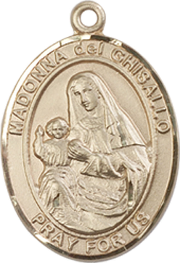 14kt Gold Filled Saint Madonna Del Ghisallo Medal