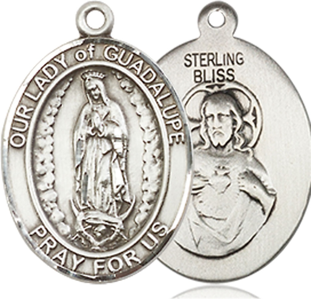 Sterling Silver Our Lady of Guadalupe Medal