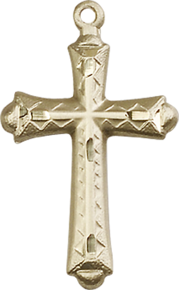 14kt Gold Cross Medal
