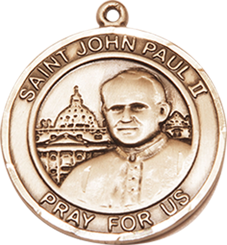 14kt Gold Filled Saint John Paul II Medal