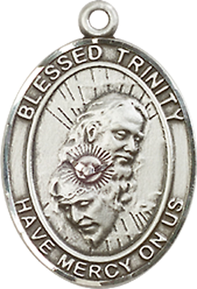 Sterling Silver Blessed Trinity Medal