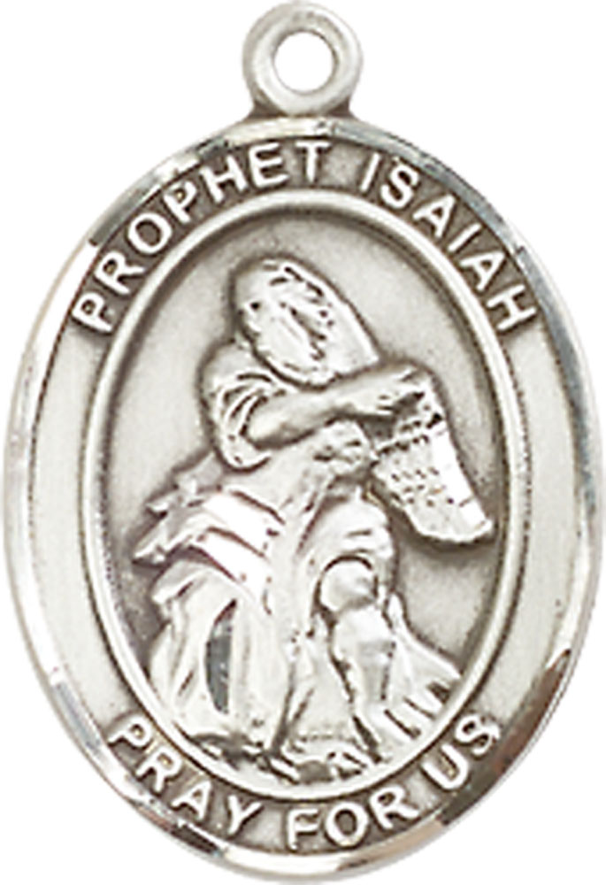 Sterling Silver Saint Isaiah Medal
