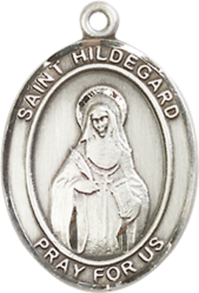 Sterling Silver Saint Hildegard von Bingen Medal