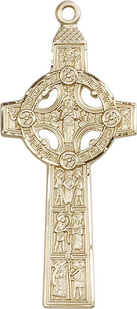 14kt Gold Scriptures Cross Medal