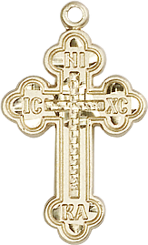 14kt Gold Russian Cross Medal