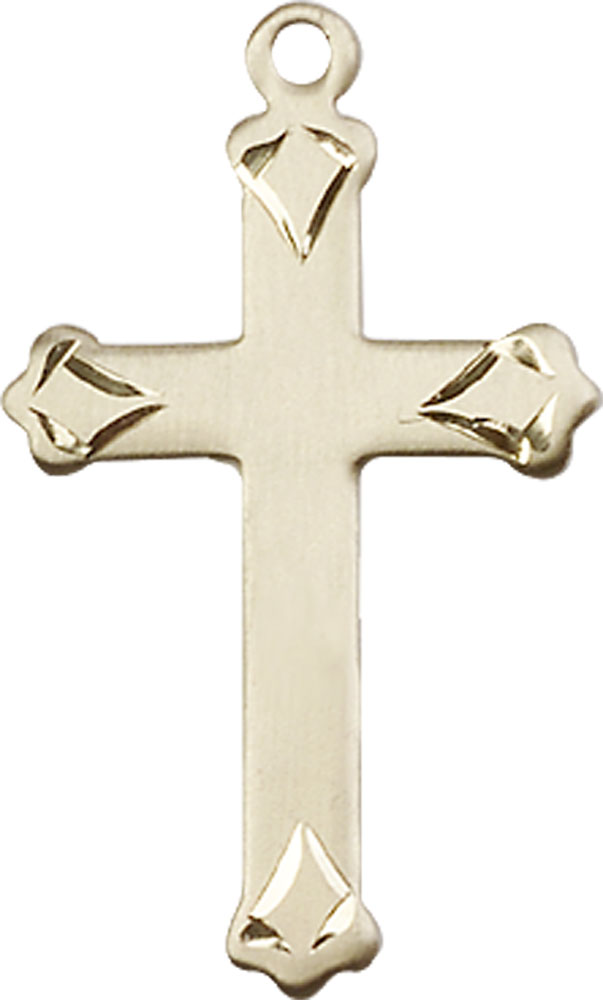 14kt Gold Cross Medal