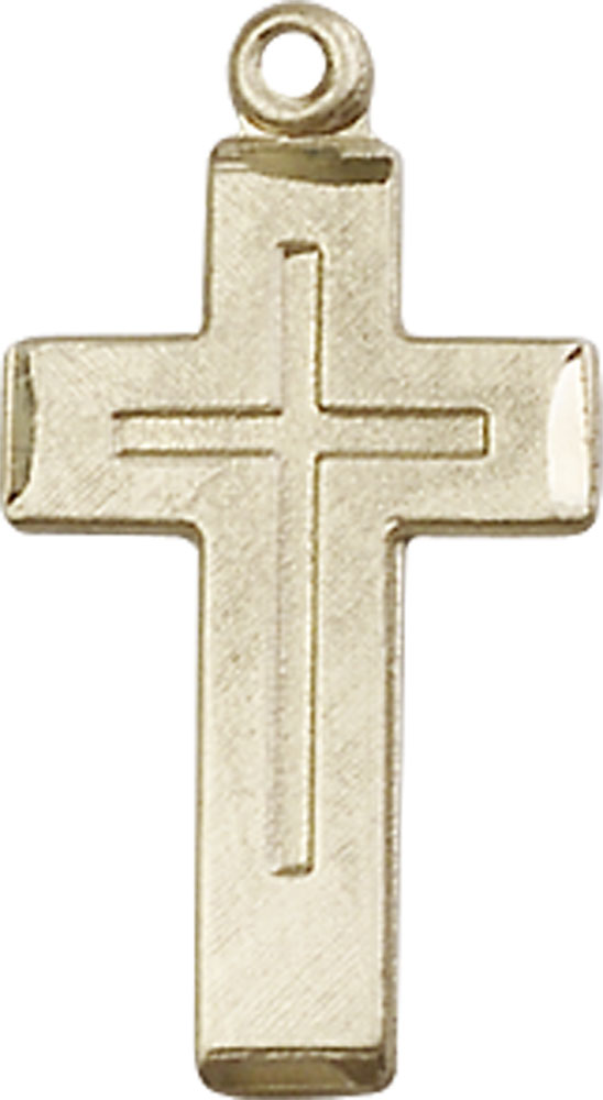 14kt Gold Cross Medal
