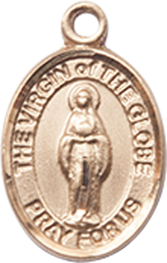 14kt Gold Virgin of the Globe Medal
