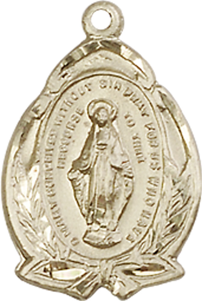 14kt Gold Miraculous Medal