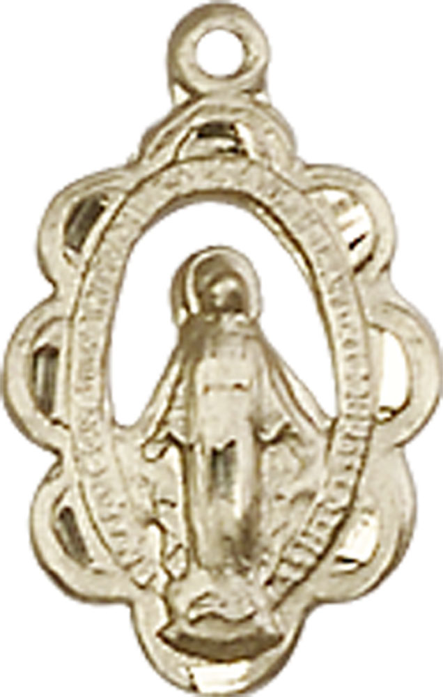 14kt Gold Miraculous Medal