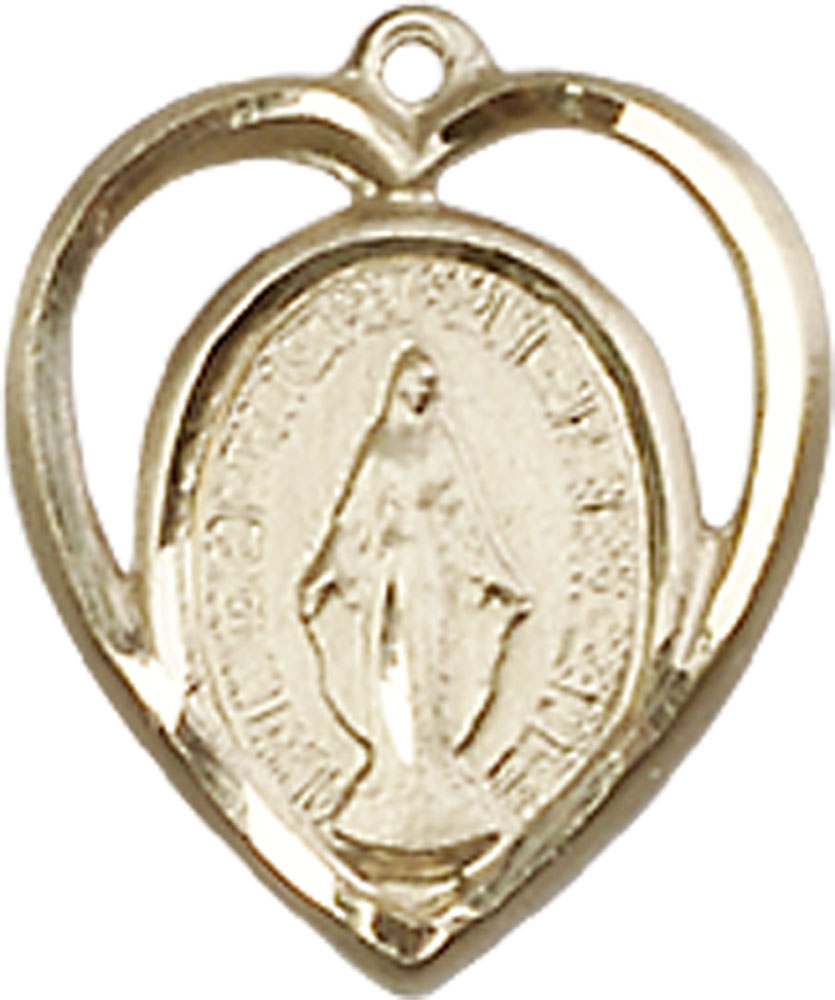 14kt Gold Miraculous Medal