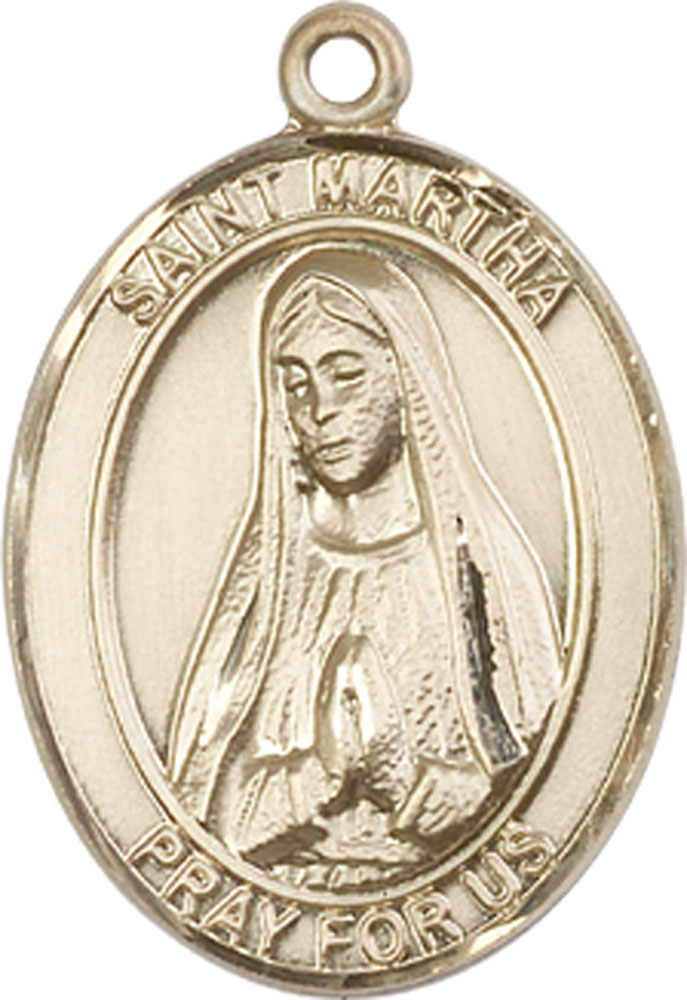 14kt Gold Filled Saint Martha Medal