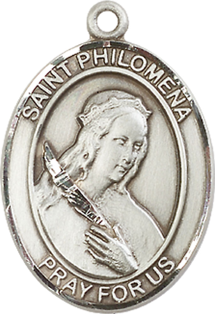 Sterling Silver Saint Philomena Medal