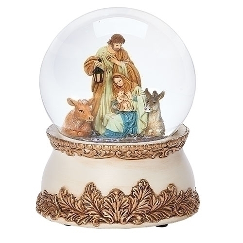 5.7"H Mus Holy Family  Animals - Christmas