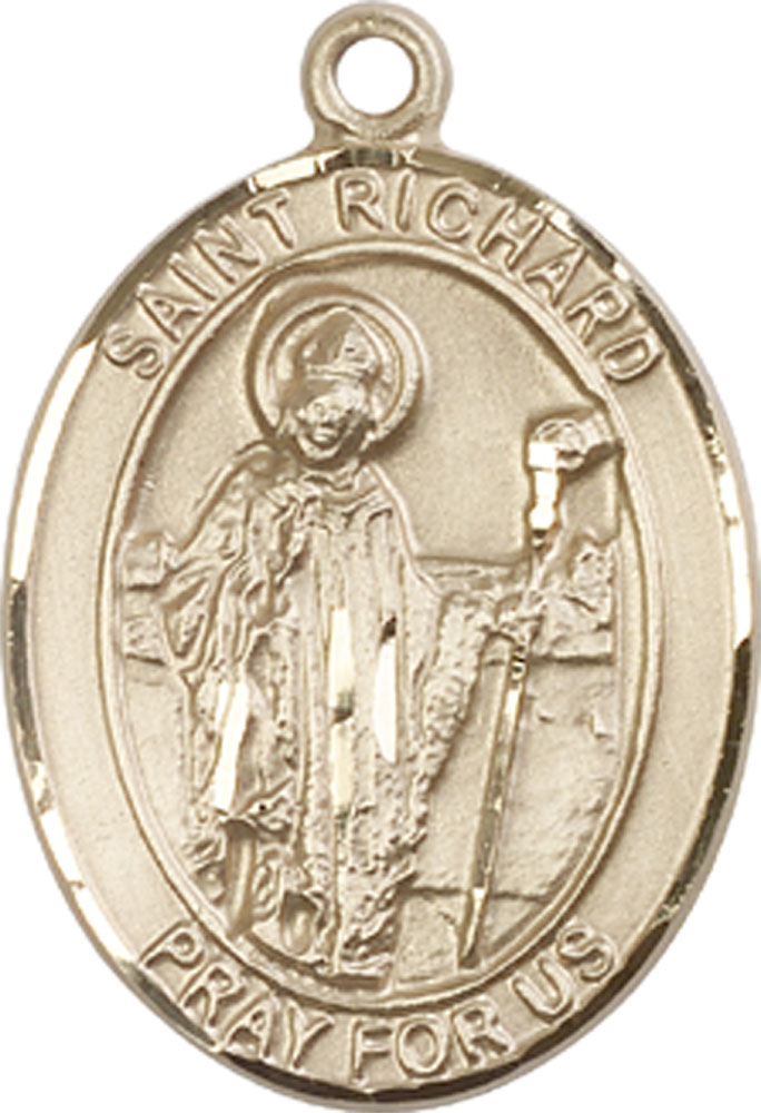 14kt Gold Filled Saint Richard Medal