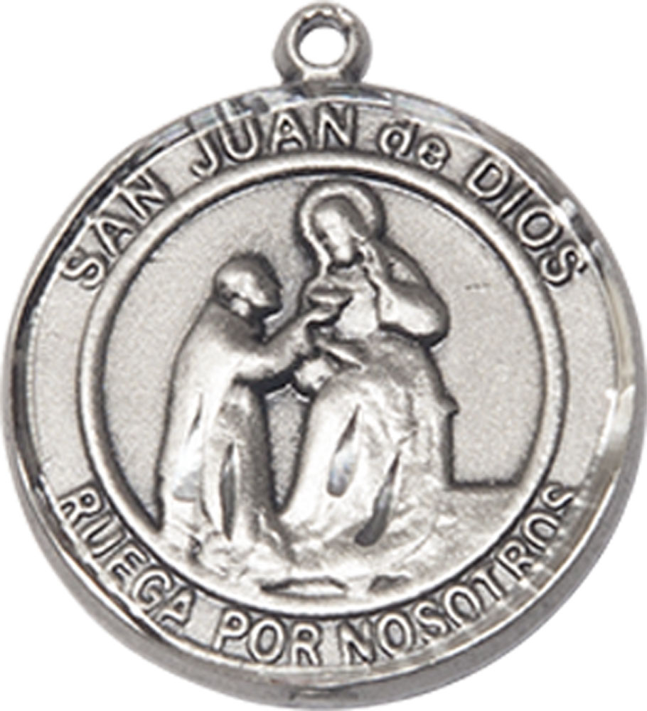 Sterling Silver San Juan de Dios Medal