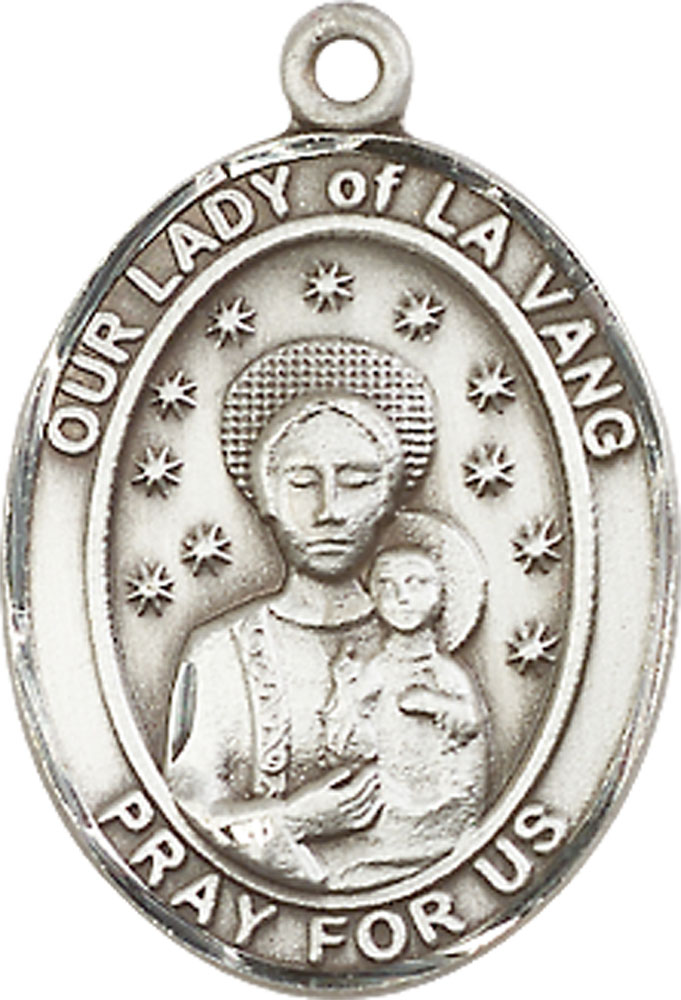 Sterling Silver Our Lady of la Vang Medal